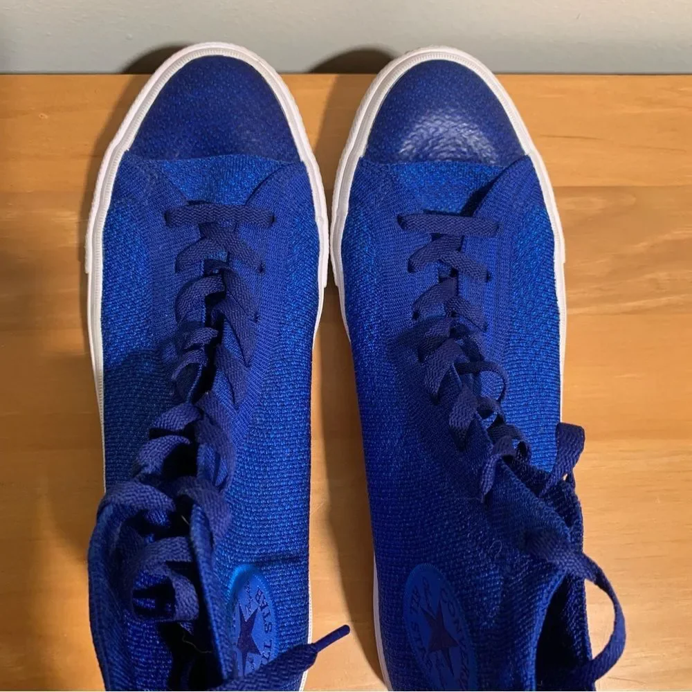 Converse All Star Collab Flyknit High Top Men’s 11.5 shoes True Indigo - Picture 2 of 7